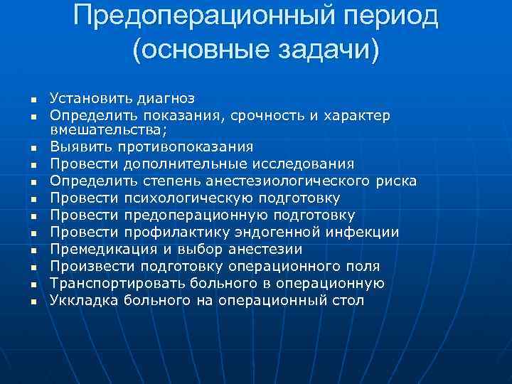 Период операции