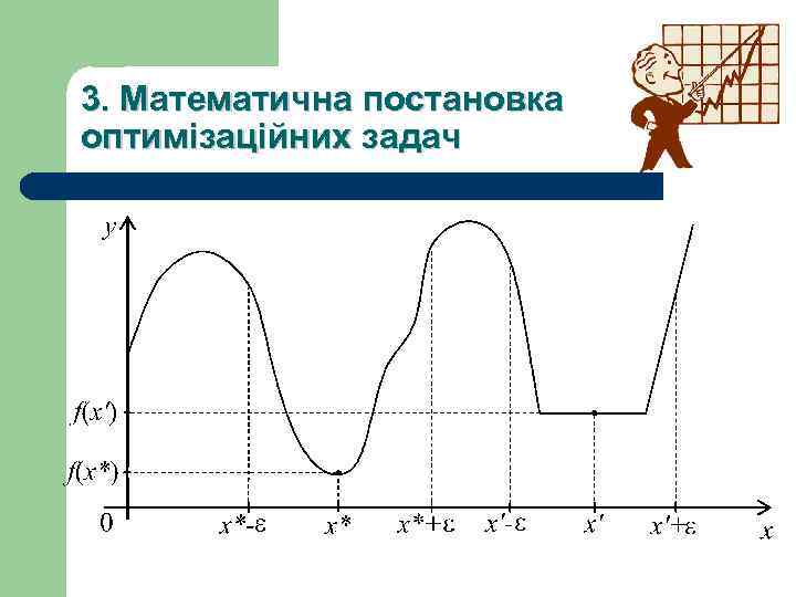 3. Математична постановка оптимізаційних задач 