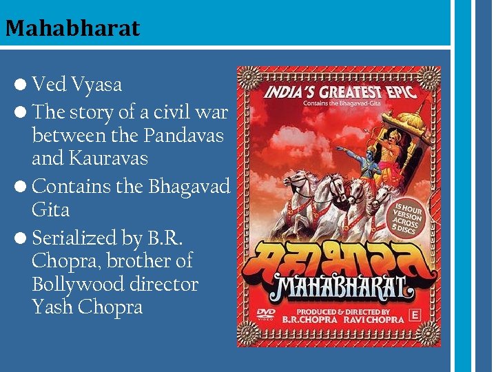 Mahabharat • Ved Vyasa • The story of a civil war between the Pandavas