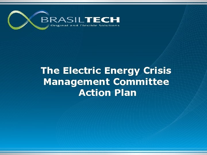 The Electric Energy Crisis Management Committee Action Plan 