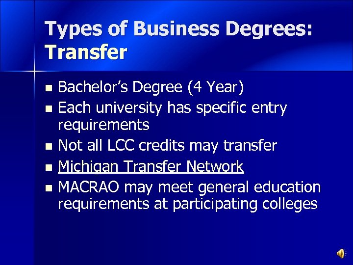 Business Degrees at Lansing Community College Beyond