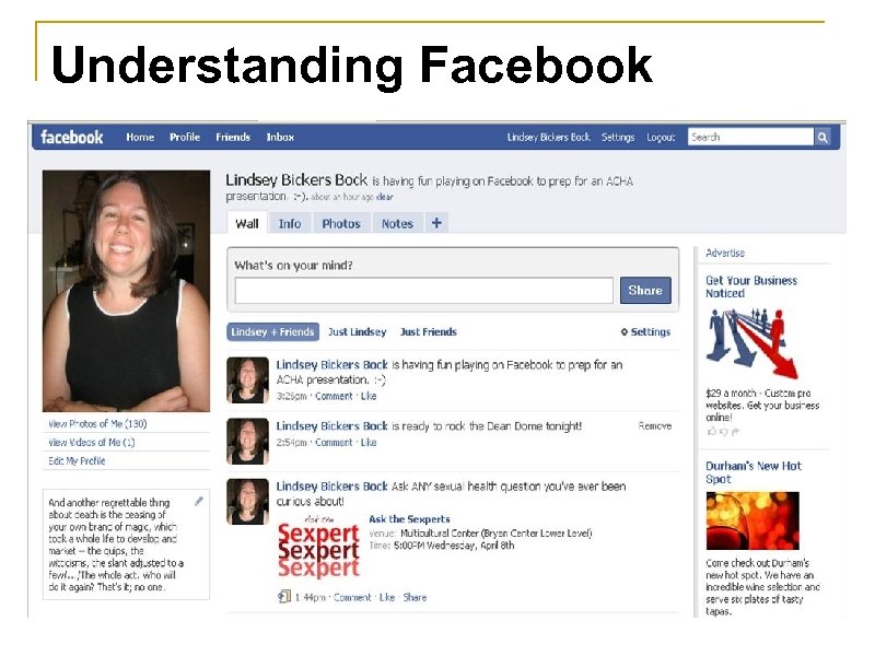 Understanding Facebook 