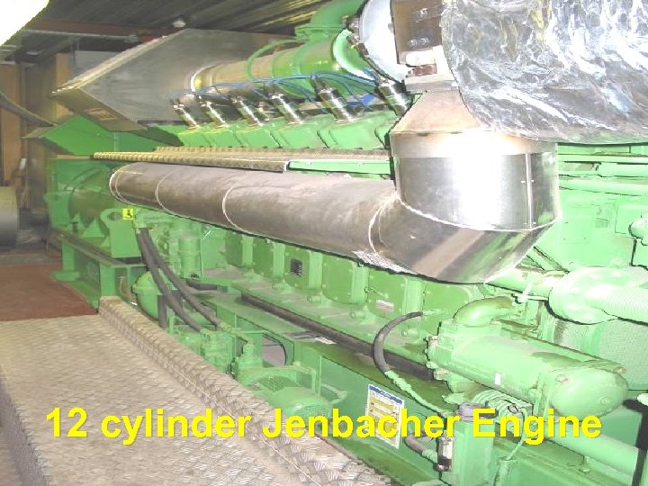  • GE Jenbacher 612 Engine 12 cylinder Jenbacher Engine 