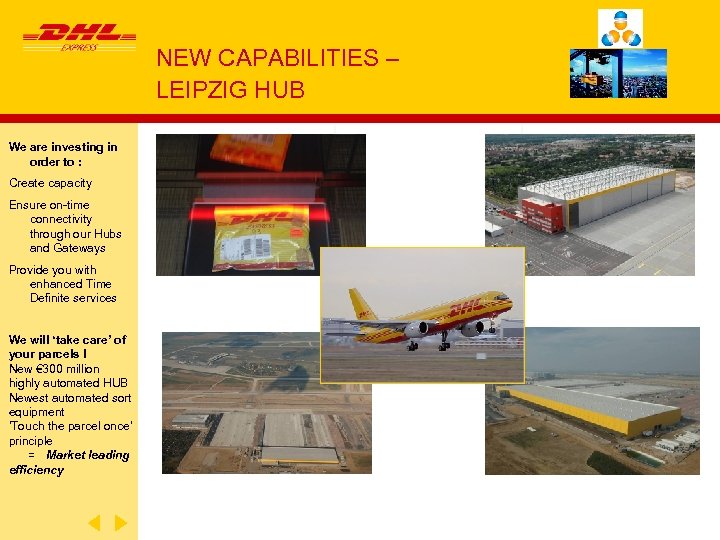 NEW CAPABILITIES – LEIPZIG HUB We are investing in order to : Create capacity