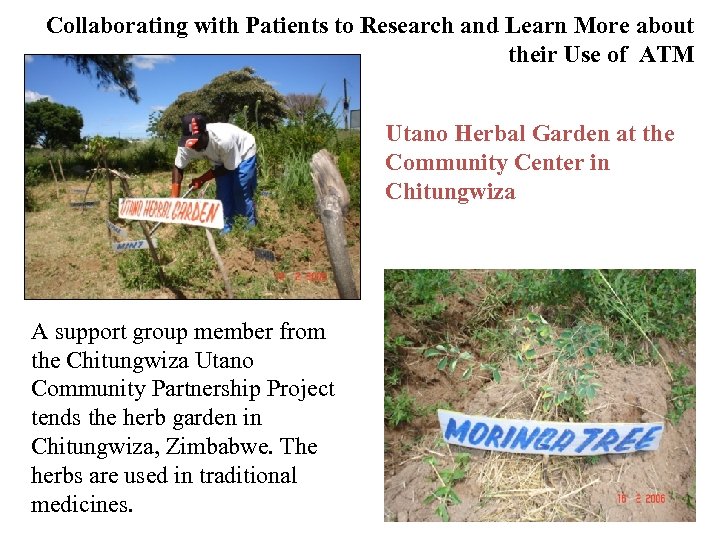 Collaborating with Patients to Research and Learn More about their Use of ATM Utano