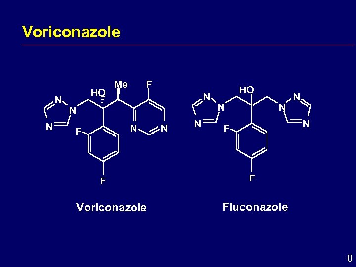 Voriconazole N N HO Me F N N N F F Voriconazole N N