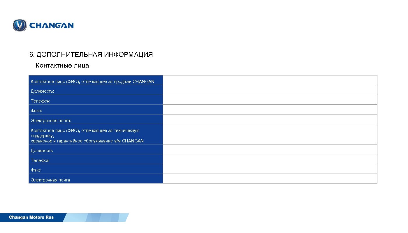 Название должности телефоны