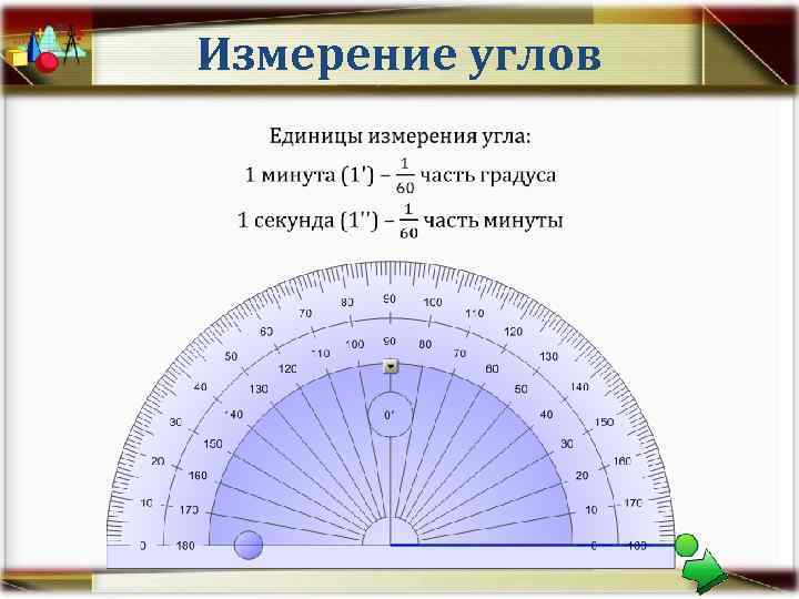 Измерение углов • 