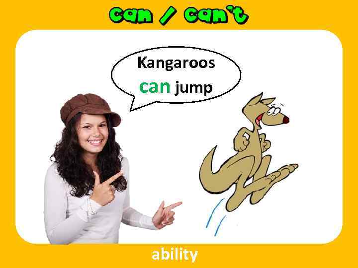 Kangaroos can jump ability 