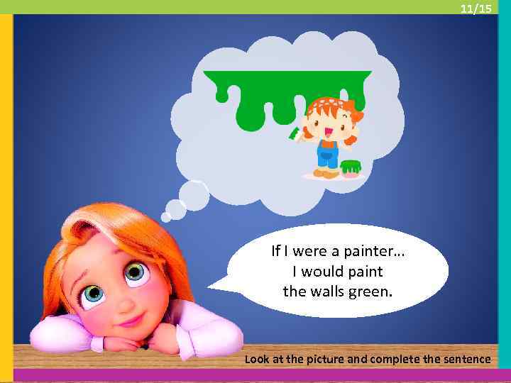 11/15 If I were a painter… I would paint the walls green. Look at