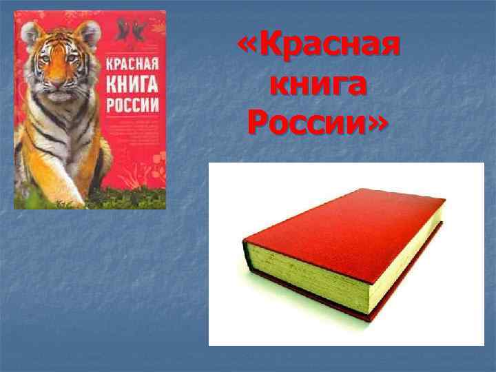  «Красная книга России» 