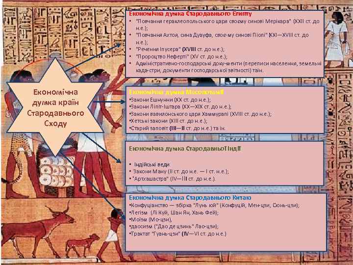 Економічна думка Стародавнього Єгипту • 