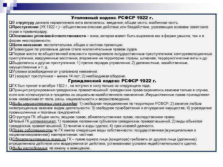 Коап рсфср. Структура УК РСФСР 1922. Виды преступлений по УК РСФСР 1922 Г. Уголовный кодекс 1922 г.. Уголовный кодекс РСФСР 1922 Г.