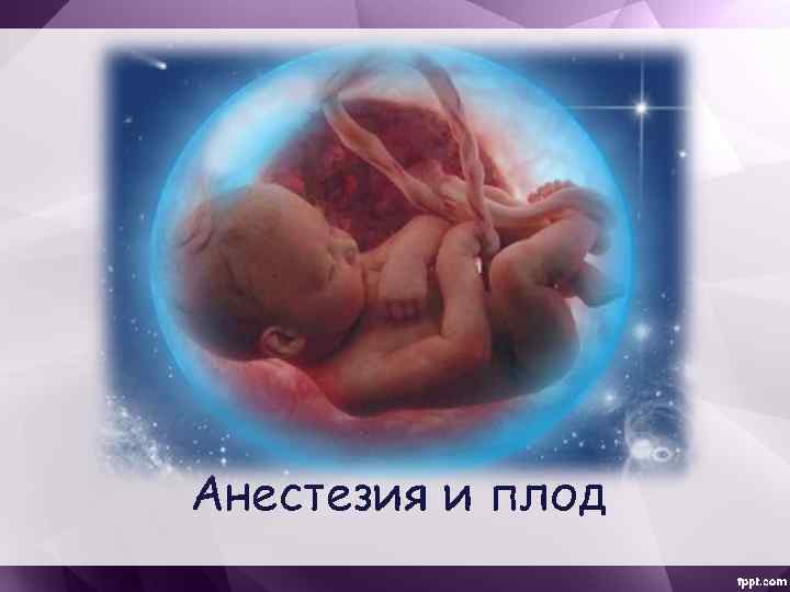  Анестезия и плод 