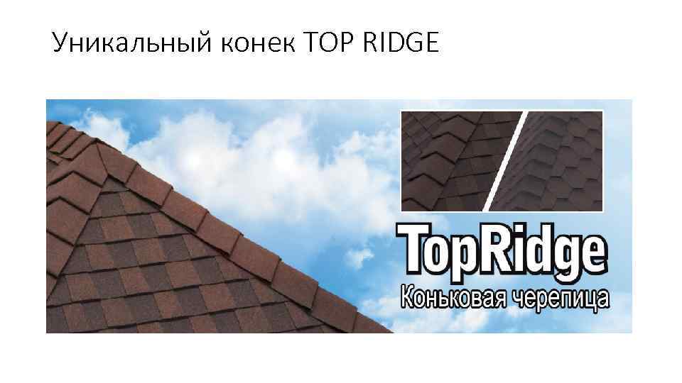 Уникальный конек TOP RIDGE 