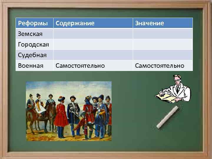 Судебная реформа 60 70 годов. Реформы 60-70 годов презентация. Земская реформа содержание. Либерально буржуазные реформы 60-70 годов 19 века и их последствия. Рекорд в судебных и военных история 6 класс.