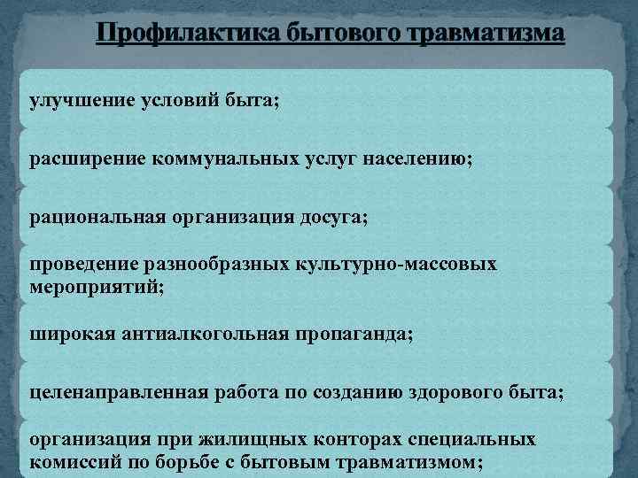 Основные опасности в быту травмы презентация