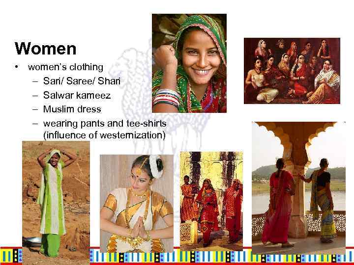 Women • women’s clothing – Sari/ Saree/ Shari – Salwar kameez – Muslim dress