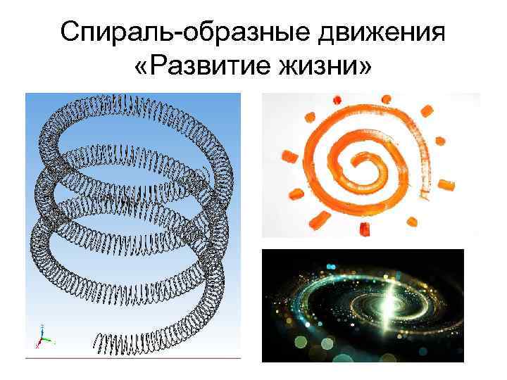 Спираль-образные движения «Развитие жизни» 