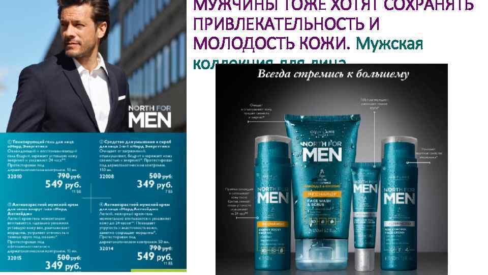 МУЖЧИНЫ ТОЖЕ ХОТЯТ СОХРАНЯТЬ ПРИВЛЕКАТЕЛЬНОСТЬ И МОЛОДОСТЬ КОЖИ. Мужская коллекция для лица 