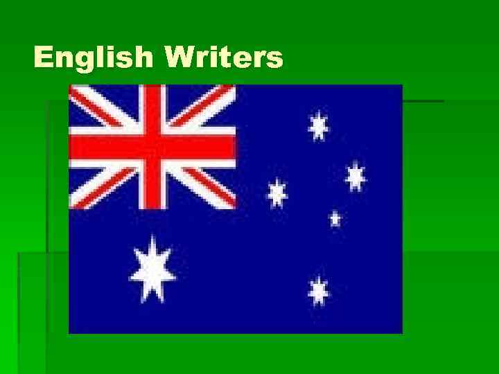 English Writers 