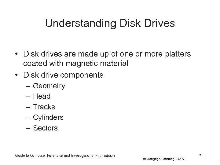 Understanding Disk Drives • Disk drives are made up of one or more platters