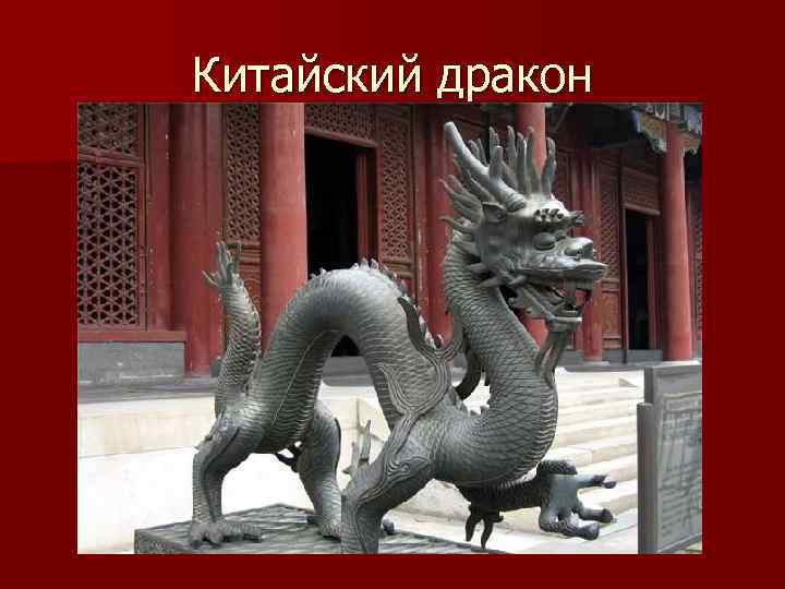 Китайский дракон 