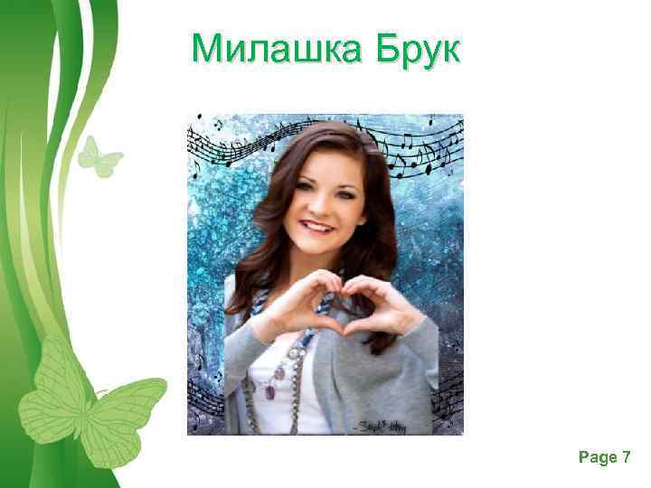 Милашка Брук Free Powerpoint Templates Page 7 