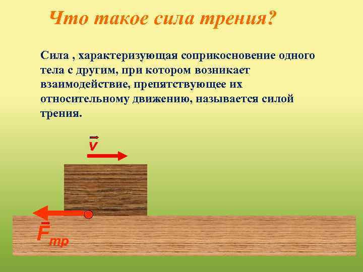 Что такое трение. Что называется силой трения. Какую силу называют силой трения. Сила трения сила характеризующая. Какая сила называется силой трения.