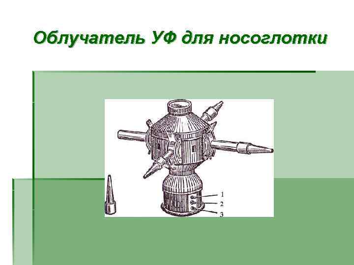 Облучатель УФ для носоглотки 