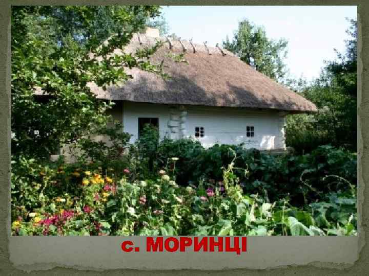 с. МОРИНЦІ 
