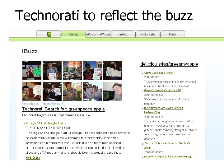 Technorati to reflect the buzz 