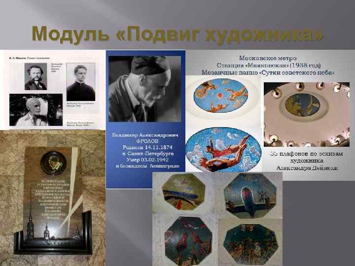 Модуль «Подвиг художника» 