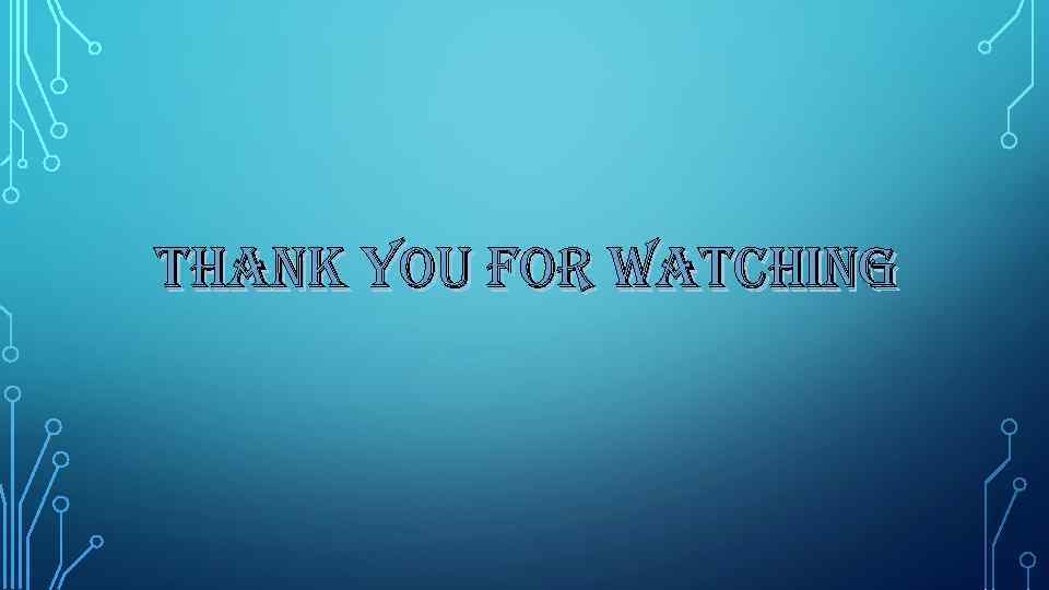 thank you for watching 