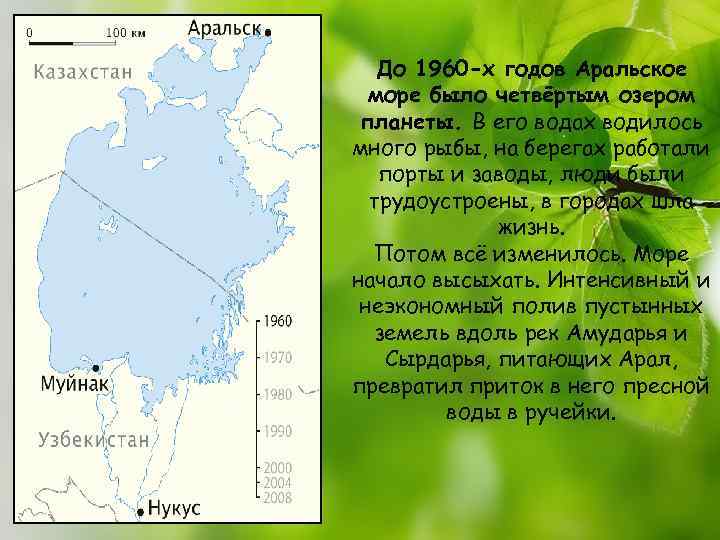 Проект проблемы аральского моря