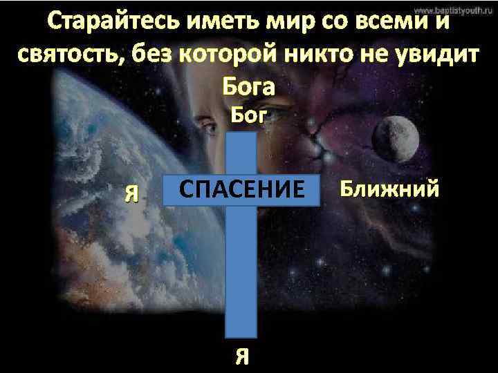 Многими скорбями надлежит войти. Старайтесь иметь святость без которой никто. Старайтесь иметь мир со всеми и святость. Святость без которой никто не увидит Господа. Имейте мир со всеми и святость без которой никто не увидит Господа.