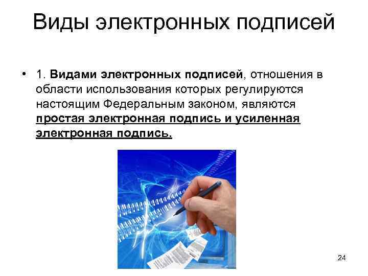 Простая электронная подпись это. Виды электронной подписи. Область применения электронной подписи. 33- Виды электронных подписей.. Соглашение об использовании простой электронной подписи.