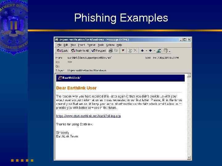 Phishing Examples 