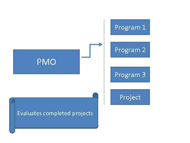 Program 1 Program 2 PMO Program 3 Could knows as project office “full authority”