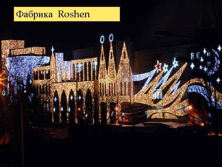 Фабрика Roshen 