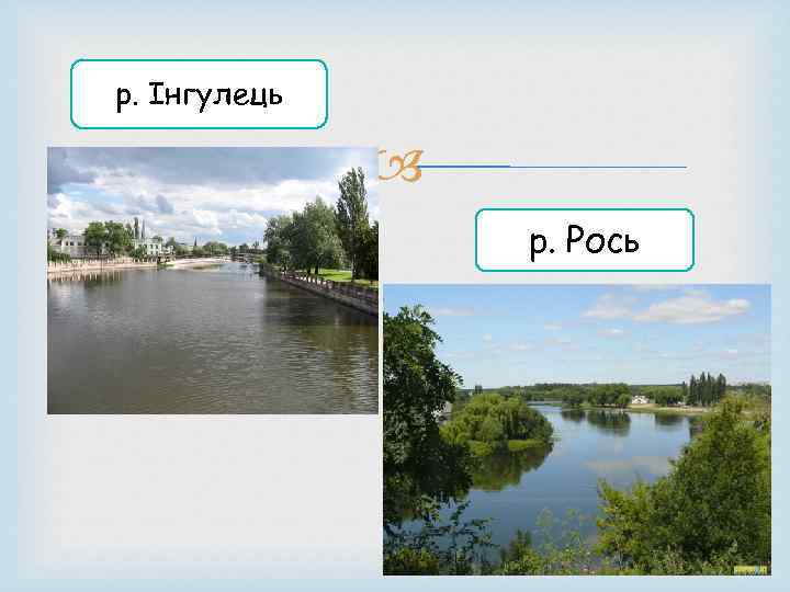 р. Інгулець р. Рось 