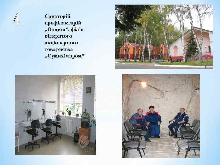 Санаторій профілакторій „Олдиш”, філія відкритого акціонерного товариства „Сумихімпром” 