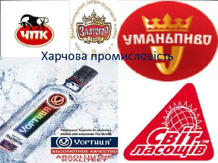 Харчова промисловість 