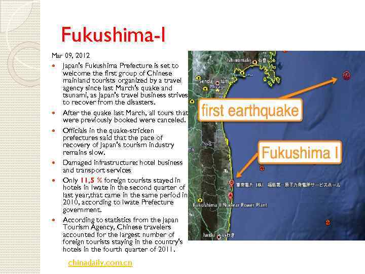 Fukushima-I Mar 09, 2012 Japan's Fukushima Prefecture is set to welcome the first group