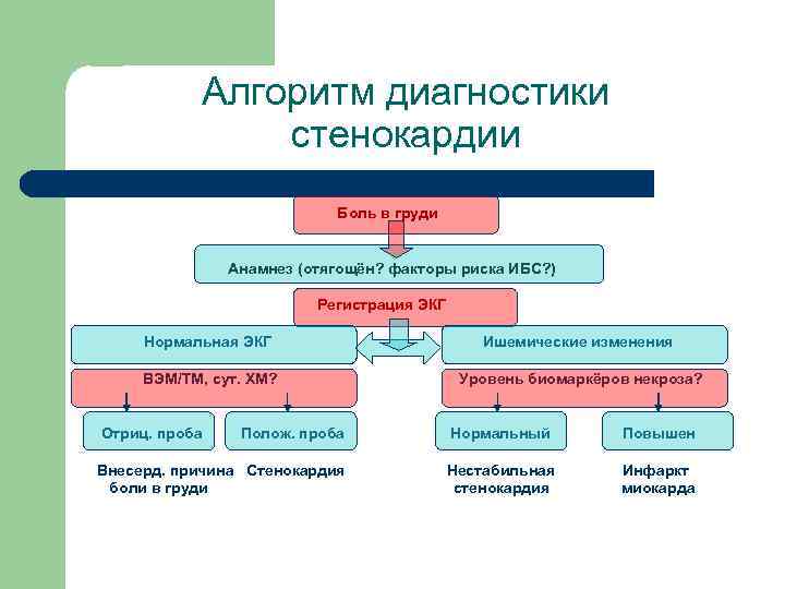 Диагностика стенокардии картинки