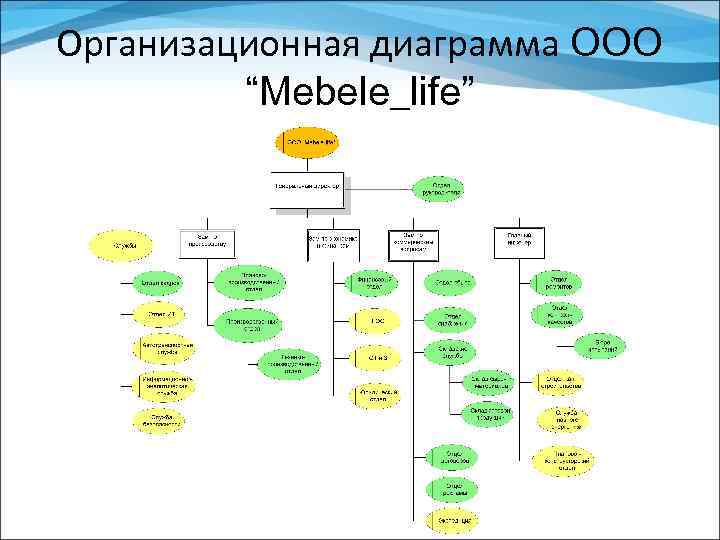 Организационная диаграмма ООО “Mebele_life” 