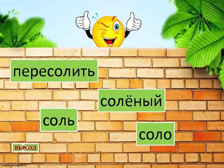 пересолить соль ВЫХОД Fokina. Lida. 75@mail. ru солёный соло 