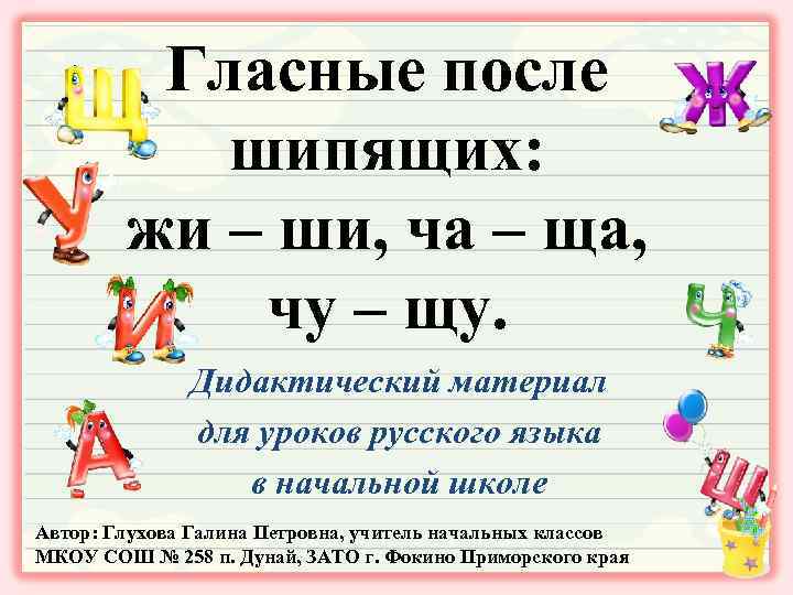 Правописание ча ща 1 класс школа россии презентация