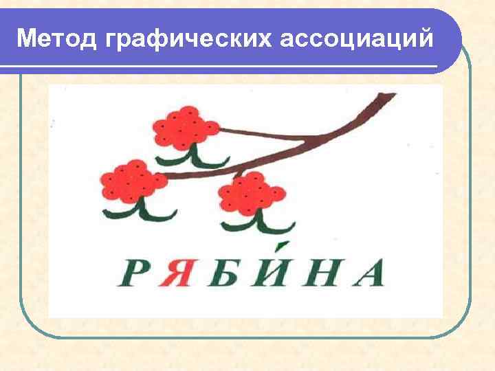 Метод графических ассоциаций 