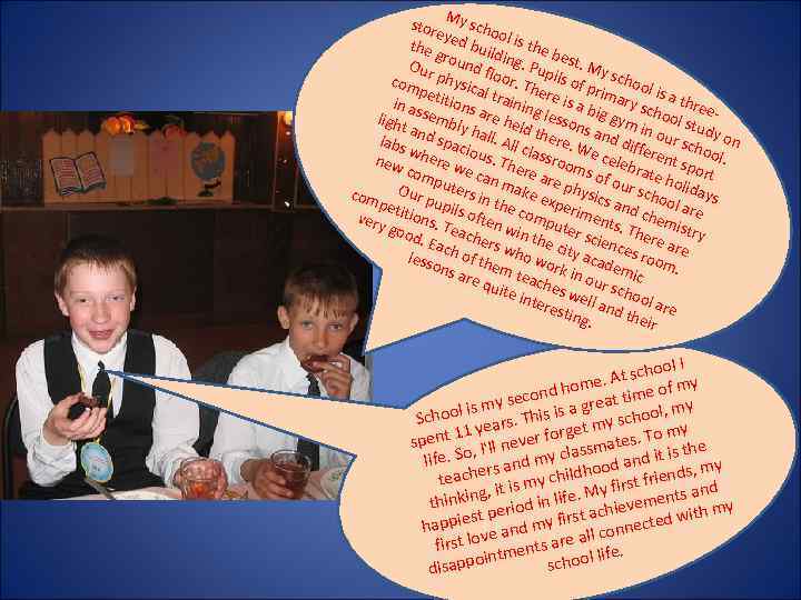 M stor y scho ey o the ed buil l is the be gr